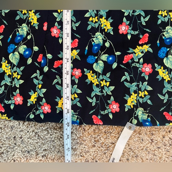Old Navy XL Floral Midi Black Sundress - Picture 6 of 6